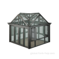 Aluminum Alloy Inclined Roof Sun Room Customized villa terrace sealing balcony Supplier